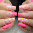 Wear The Same Type Of INS Shell Glitter Powder Spot Drill Nail Patch And Long Ballet Nail - V.I.P Digital Presence