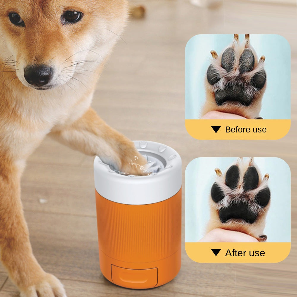 Pet Foot Washing Cup Dog Beauty Paw Cleaning Tool With Towel Feature Foot Bath Bathing Artifact - V.I.P Digital Presence