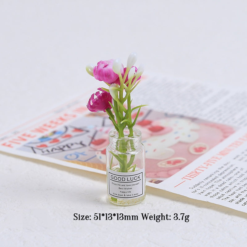 Multicolor three-dimensional luminous vase, creative handmade DIY cream glue accessories, resin small parts - V.I.P Digital Presence