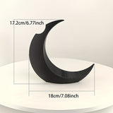 3D-printed Gothic Moon Vase, fits dried & artificial flowers. A unique home decor and desktop charm, a great gift too. - V.I.P Digital Presence