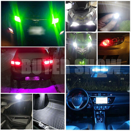 10PCS T10 W5W Led 3030 1SMD Wedge Bulb Auto Dome Reading Car Light Sidemarker Sidelight Parking Lights 194 168 Lamp Bulbs - V.I.P Digital Presence