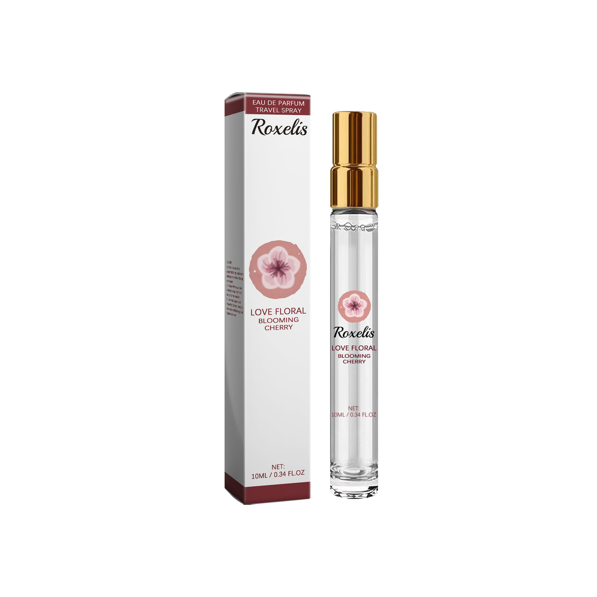 Eau De Parfum Travel Spray, Long-Lasting Light Fragrance Fresh Floral Rose Charm Jasmine Fragrance - V.I.P Digital Presence