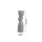 Creative Irregular Resin Candle Holder Living Room Desktop Black White Stripe Candle Holder Decoration Home Candle Container - V.I.P Digital Presence