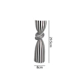 Creative Irregular Resin Candle Holder Living Room Desktop Black White Stripe Candle Holder Decoration Home Candle Container - V.I.P Digital Presence