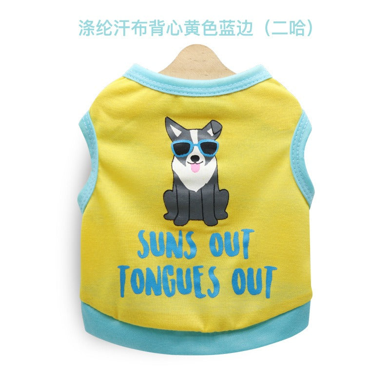 Dog Clothes Summer Clothes Teddy Bears Small Dogs Milk Dogs Puppy Clothes Pet Dog Vest Thin - V.I.P Digital Presence