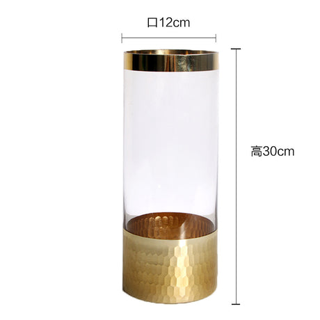 Glass vase modern transparent hydroponic flower vase home decoration ornaments - V.I.P Digital Presence