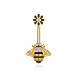 Navel Ring Creative Bat Bee Navel Buckle Navel Ring Body Piercing Jewelry - V.I.P Digital Presence