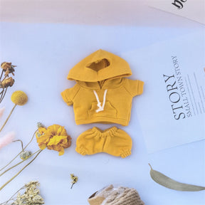 17cm Vinyl Macaron Plush Keychain Pulling Cloth Pendant Labubu Doll for Hoodie Pants Set - V.I.P Digital Presence