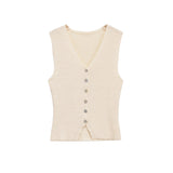 Spring New Style Round Neck Solid Color Loose Design Unique Temperament Knitwear - V.I.P Digital Presence