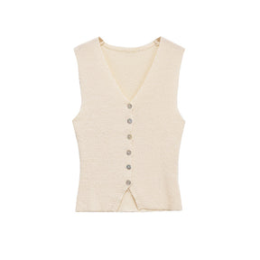 Spring New Style Round Neck Solid Color Loose Design Unique Temperament Knitwear - V.I.P Digital Presence