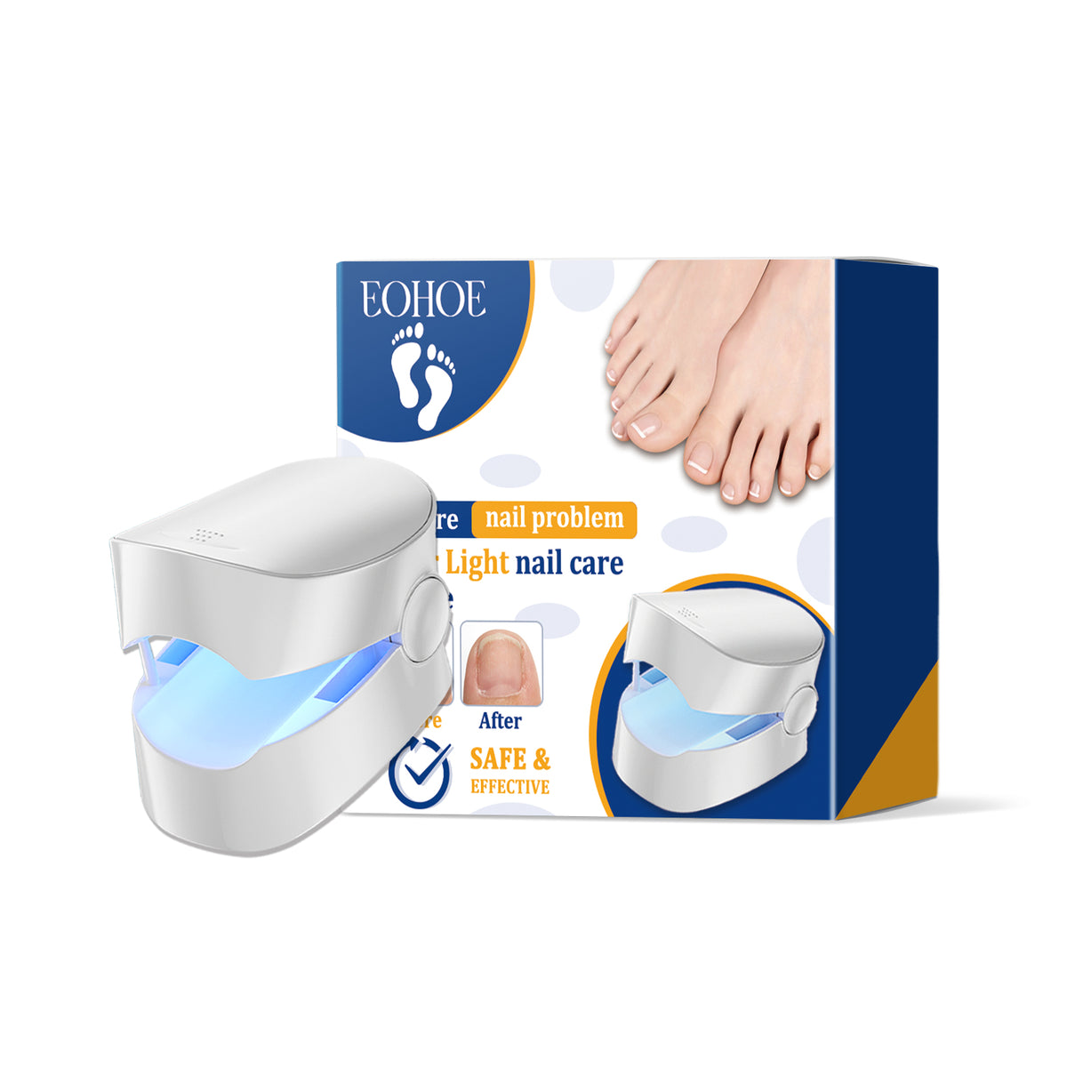 Máquina reparadora de uñas. Cuidado diario suave para manos y pies. Limpieza y reparación de uñas dañadas. Máquina de cuidado hidratante.