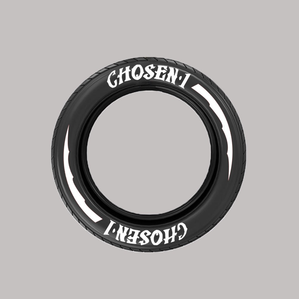 【 Transfer Film 】 Car Tire Stickers, Tire Letter Stickers, English Letter 3D Stereoscopic Stickers - V.I.P Digital Presence