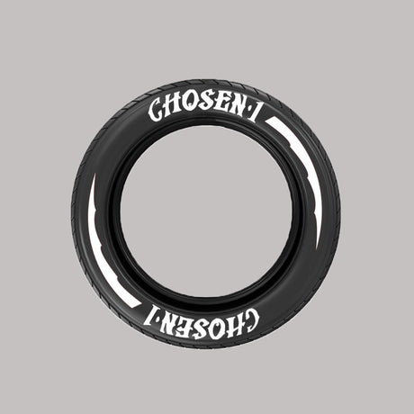 【 Transfer Film 】 Car Tire Stickers, Tire Letter Stickers, English Letter 3D Stereoscopic Stickers - V.I.P Digital Presence