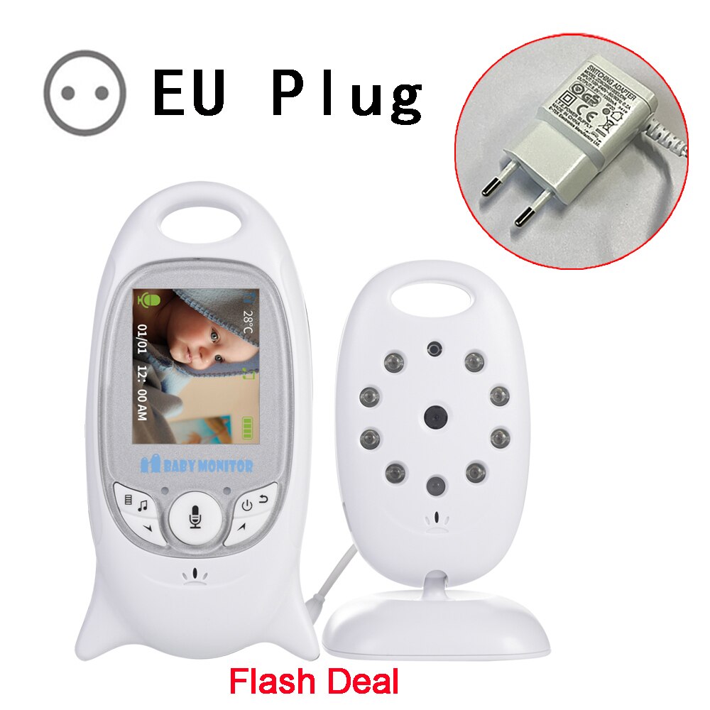 VB601 Baby Monitor 2 inch BeBe Baba Electronic Babysitter Radio Video Nanny Camera Night Vision Temperature Monitoring 8 Lullaby - V.I.P Digital Presence
