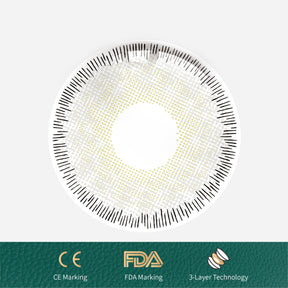 1Pcs FDA Certificate Eyes Beautiful Pupil Colorful Girl Cosplay Contact Lenses Gray - V.I.P Digital Presence