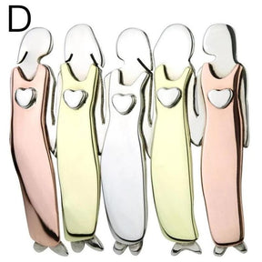 2/3/4/5/6 Sisters Pin Best Friends Pin Sisterhood Brooch Tricolor Brooch Handmand Christmas New Year Gift Durable Metal Brooches - V.I.P Digital Presence