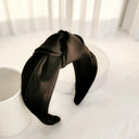 New Fashion Women Headband Adult Wide Side Solid Color Hairband Center Knot Turban Casual Hair Accessories Wholesale - V.I.P Digital Presence