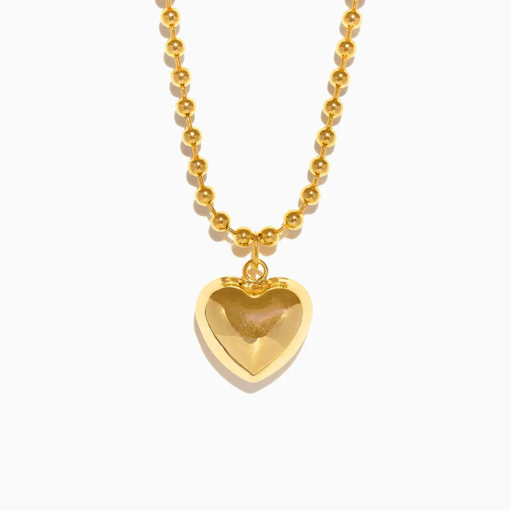 Titanium Steel Heart Pendant Copper Necklace - V.I.P Digital Presence