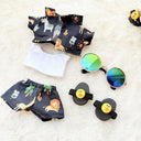 Only clothes/Labubu clothes pendant Labubu sitting party clothes beach glasses set - V.I.P Digital Presence