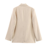 Elegant and Loose Women's Suit Jacket and Wide Leg Pants Style - V.I.P Digital Presence