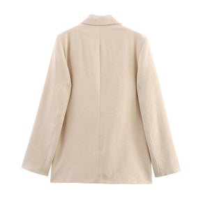 Elegant and Loose Women's Suit Jacket and Wide Leg Pants Style - V.I.P Digital Presence