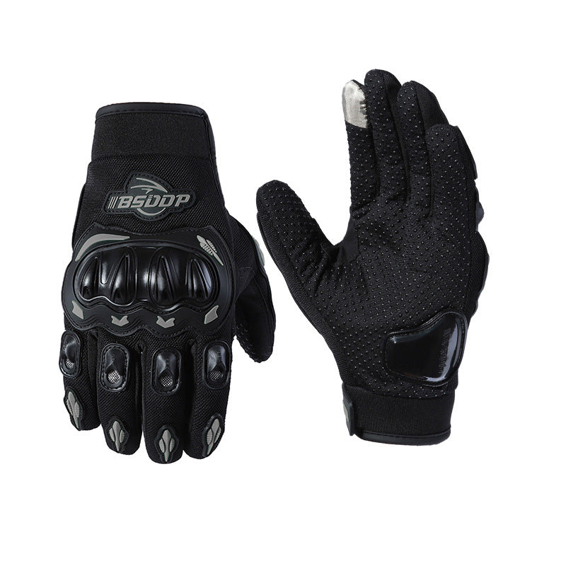 Motorcycle Riding Gloves, All Finger, Summer Breathable, Men's And Women's Electric Vehicles, Anti Fall, Anti Slip, Touch Screen - V.I.P Digital Presence