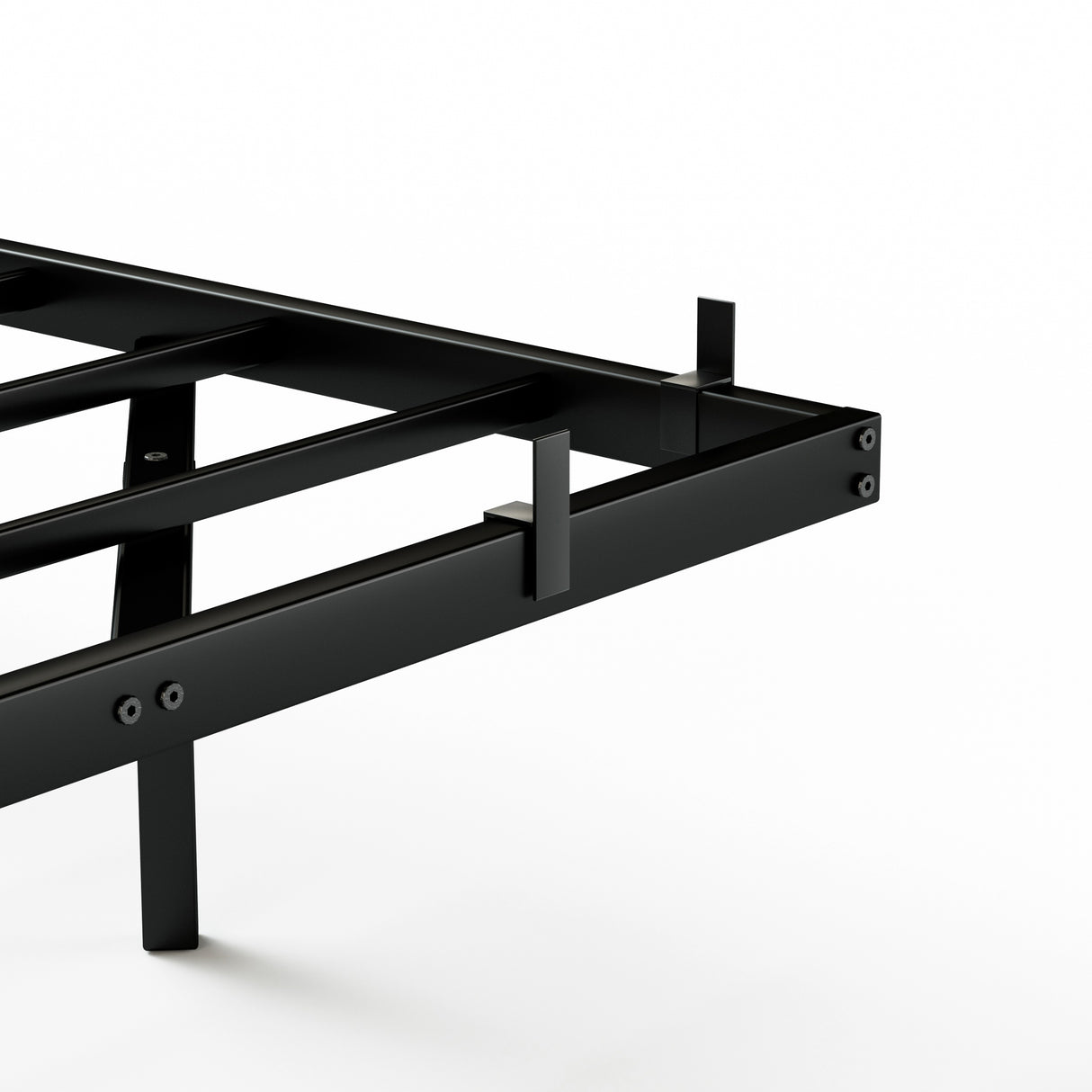 Floating Bed Frame King Size with LED Lights ＆ charging station, Metal Platform Queen Bed, 79.9'' L x 76.2'' W x 7.9'' H. - V.I.P Digital Presence