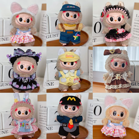 [Clothes Only]15-17 cm Labubu Sitting Party Doll Clothes Cute Set Clothes - V.I.P Digital Presence