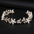 Handmade pearl twisted bead headwear wedding dress bride's hair accessories - V.I.P Digital Presence