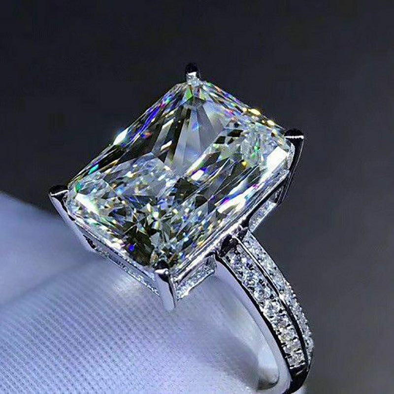 Explosive new style set with oversized zircon rings, simple women's rings, gifts, and accessories - V.I.P Digital Presence
