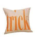 Truc of behandelen/pompoen print Happy Halloween Sierkussen Cover Kussen Case breve print Kussensloop Kussenhoes