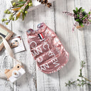 Autumn And Winter New Dog Clothes Wear Vest On Both Sides Teddy Small Dog Puppies Fighting Vest Cat Clothes