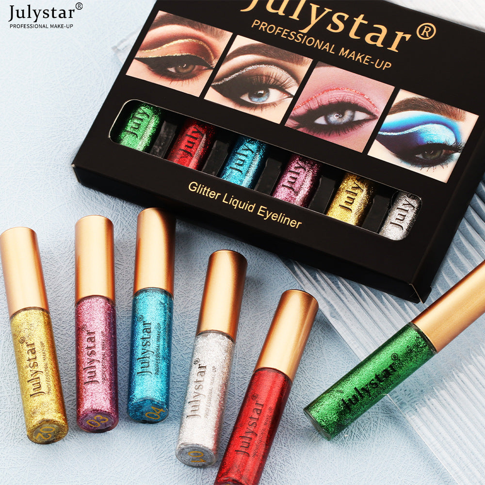 Colorful Extra Fine eyeliner Pen eyeliner Set Waterproof Colorless White Pearl Eyeliner - V.I.P Digital Presence