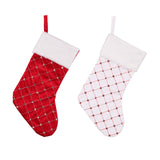 Christmas decoration supplies, high-end Christmas socks, red Christmas stockings, gift bags, tree hanging gift socks - V.I.P Digital Presence