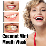 Coconut Mint Mouth Wash, Fresh Breath Clean Tongue Coating Whitening Teeth Oral Care Mouthwash - V.I.P Digital Presence