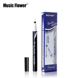 Music Flower 6 Colors Glitter Eyeliner Pencil Liquid Eye Makeup Set Waterproof Long-lasting Black Eye Liner Pen - V.I.P Digital Presence