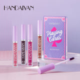 HANDAIYAN Playing Card Lipstick Set Of 4 Matte Matte Non-Stick Cup Lipstick Lipstick - V.I.P Digital Presence