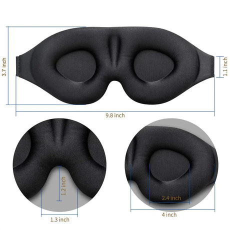 3D Contoured Eye Mask for Sleeping - V.I.P Digital Presence