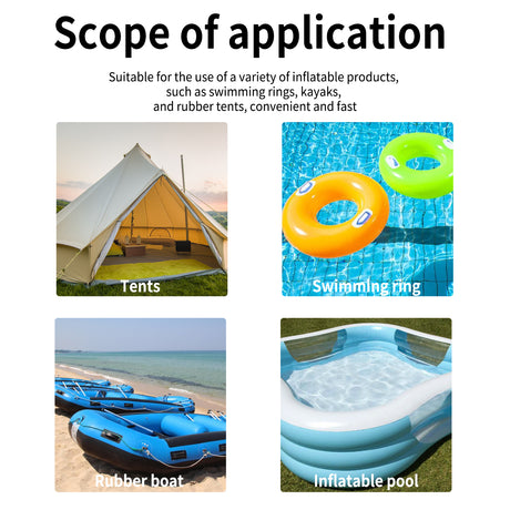 JUE FISH Rubber Swimming Ring Repair Patch, Swim Ring Patch Self-Adhesive Seal - V.I.P Digital Presence