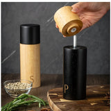 Oak Pepper Grinder Salt and Pepper Grinder Wooden Salt Mill Pepper Grinder with Adjustable Ceramic Rotor - V.I.P Digital Presence