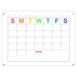Acrylic message board magnetic refrigerator sticker household erasable calendar transparent note display board - V.I.P Digital Presence