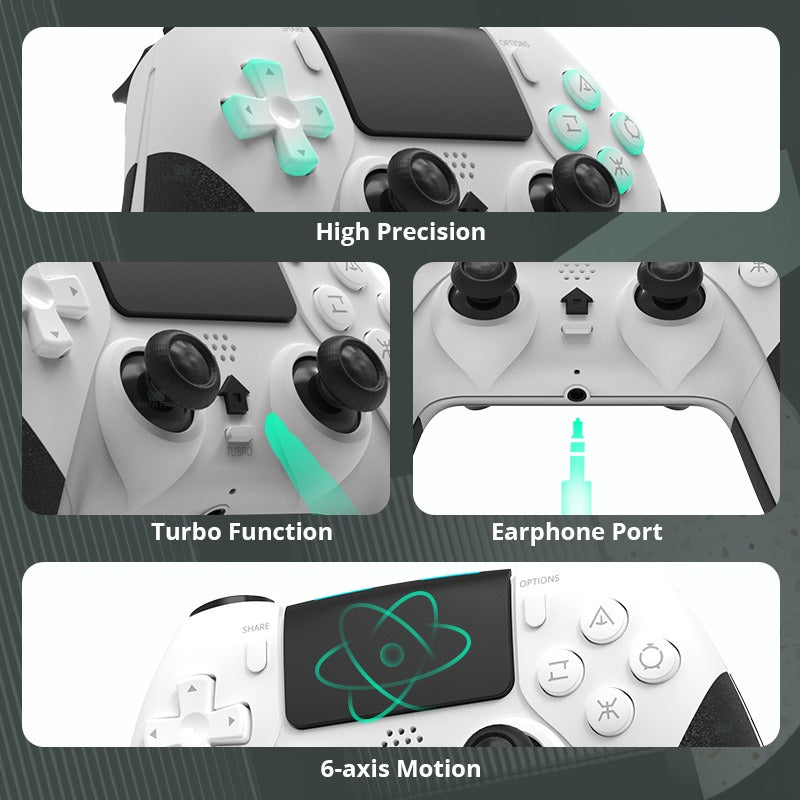 Suitable for PS4/Slim/Pro wireless Bluetooth game controller with body sensing six axis vibration T29 controller - V.I.P Digital Presence