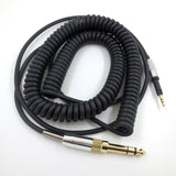 Suitable for Senhai HD6DJ HD8 HD7 HD598 head mounted headphone cable 6.35mm plug spring headphone cable - V.I.P Digital Presence