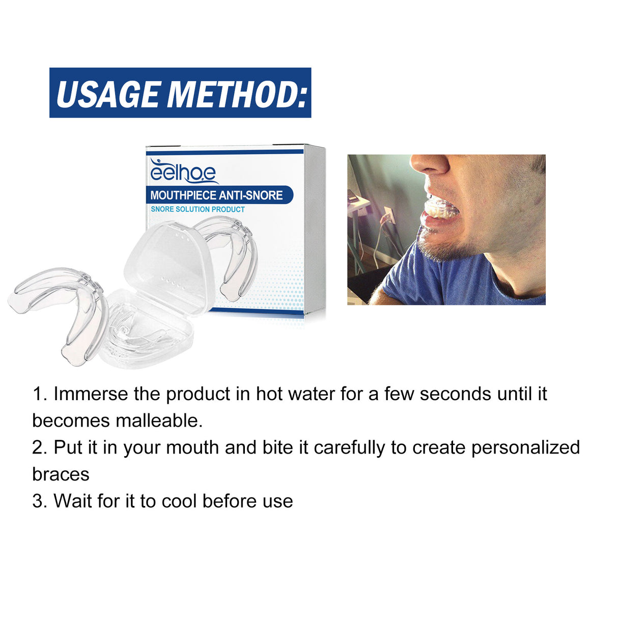Anti-Snoring Braces Anti-Snoring, Anti-Grinding, Anti-Breathing Mouth Guard Anti-Snoring Dental Support Protective Braces - V.I.P Digital Presence