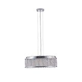 Modern Crystal Pendant 18.9-inch Aluminum+Iron Circular Ceiling Light Embedded Ceiling Fixture - V.I.P Digital Presence