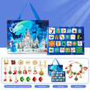 DIY creative children's bracelet jewelry 24-grid calendar Christmas holiday surprise blind box silver set - V.I.P Digital Presence