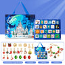 DIY creative children's bracelet jewelry 24-grid calendar Christmas holiday surprise blind box silver set - V.I.P Digital Presence