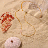 Stainless Steel Bead Anklet - V.I.P Digital Presence