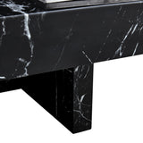 A modern and practical coffee table made of MDF material with black patterns - V.I.P Digital Presence