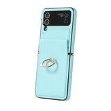 New Samsung Z Flip 3 Folding Screen Phone Case Z Flip 4 Anti Drop Protective Cover Ring Phone Case - V.I.P Digital Presence